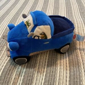 Little Blue Truck Frog Soft Plush Yottoy 2008 Beep Sound Works Jill McElmurray